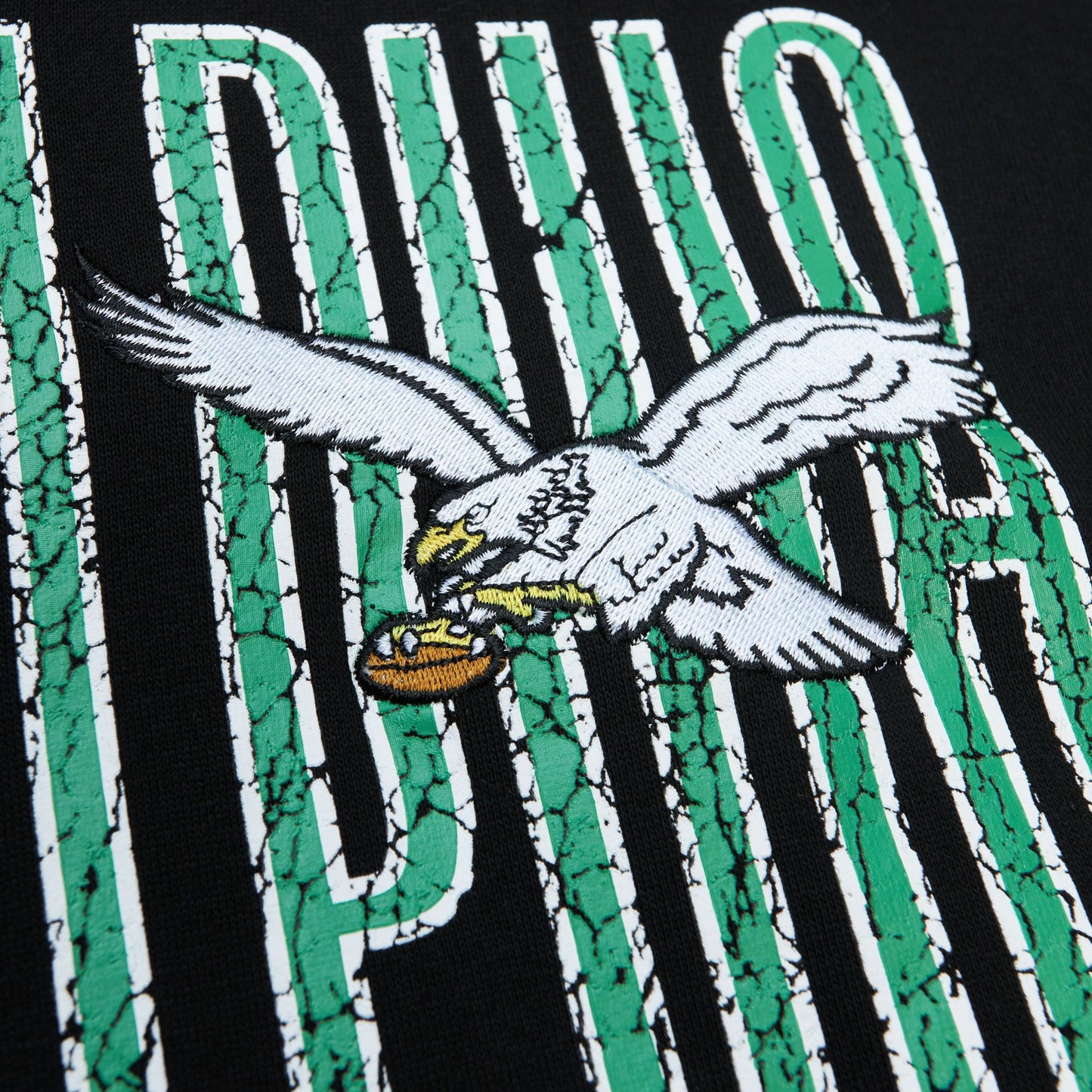 Philadelphia Eagles Mitchell & Ness Throwback OG Fleece 2.0 Hoodie