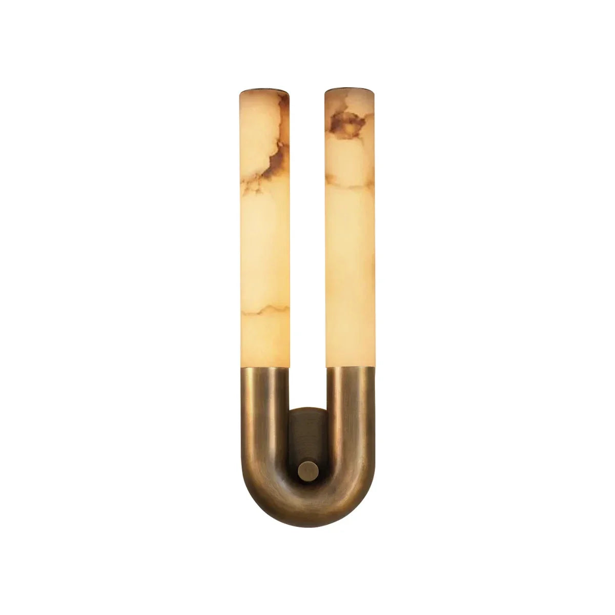 U-Shape Alabaster Arch Wall Sconce