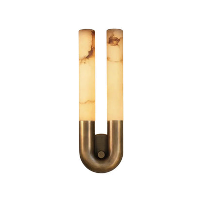 U-Shape Alabaster Arch Wall Sconce