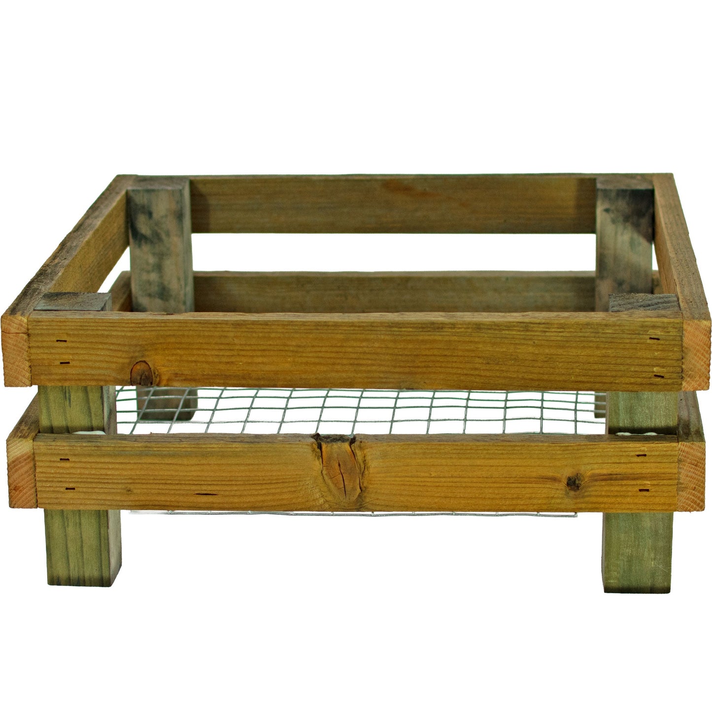 Elevated Redwood Planter Box Set with RootFlow™ Drainage (3 Sizes)