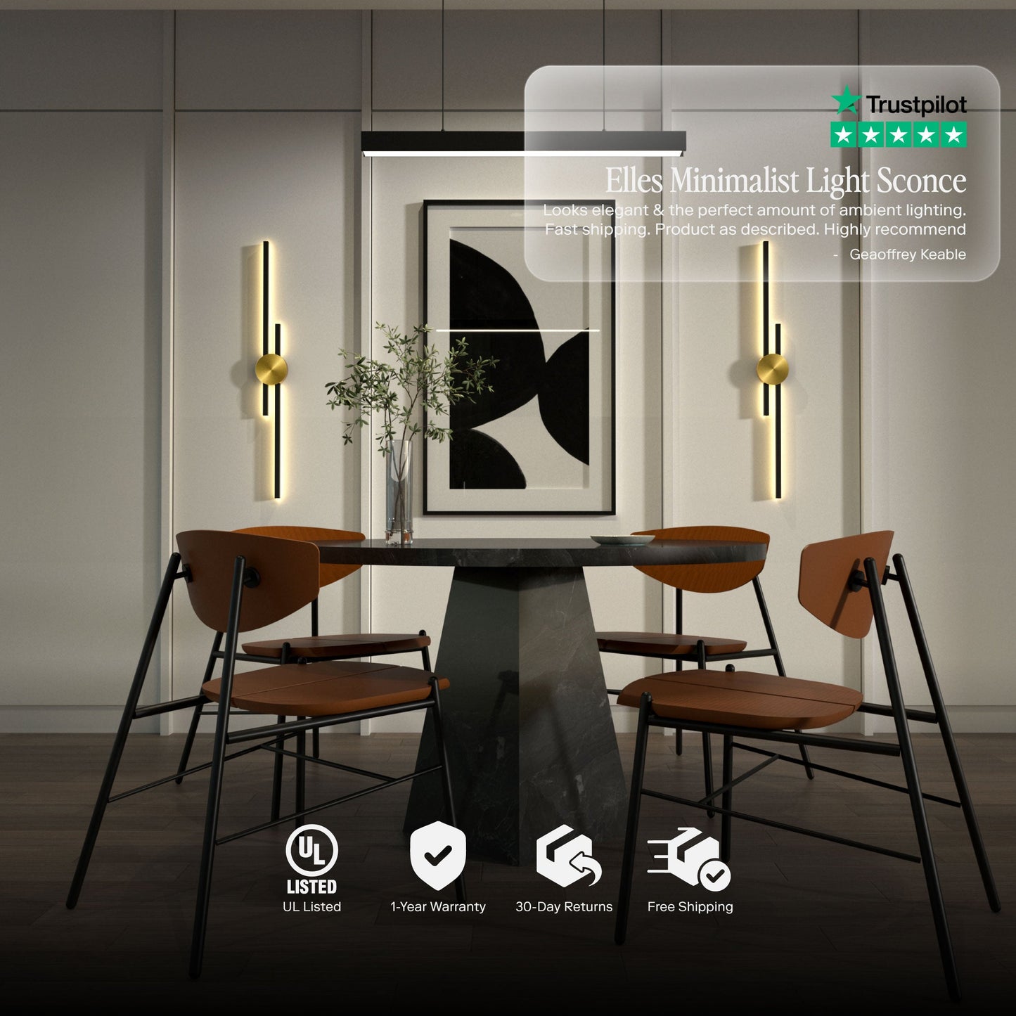 Elles Minimalist Sconce