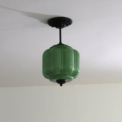 Eloise Glass Lantern Ceiling Lamp