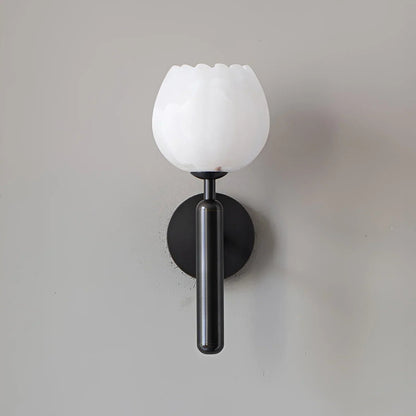 Elowen Alabaster Blossom Wall Sconce