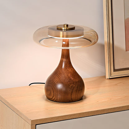 Elowen Amber Glass Table Lamp