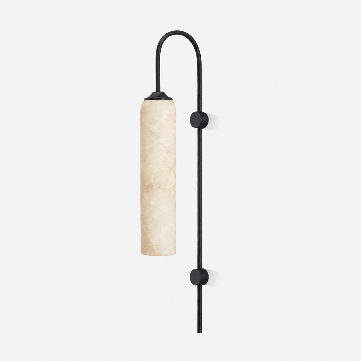 Alabaster Cylinder Wall Light