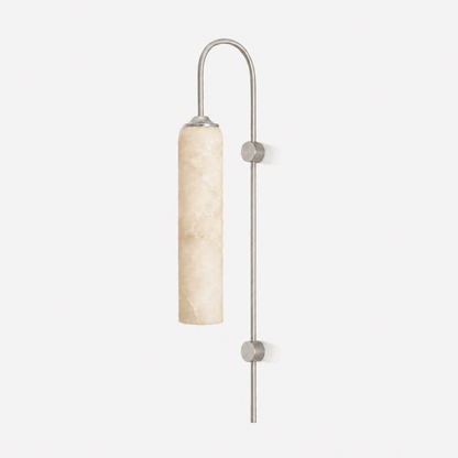 Alabaster Cylinder Wall Light