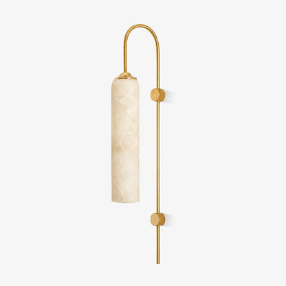 Alabaster Cylinder Wall Light