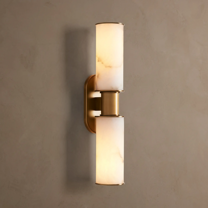 Elvara Alabaster Column Wall Sconce