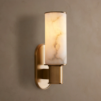 Elvara Alabaster Column Wall Sconce