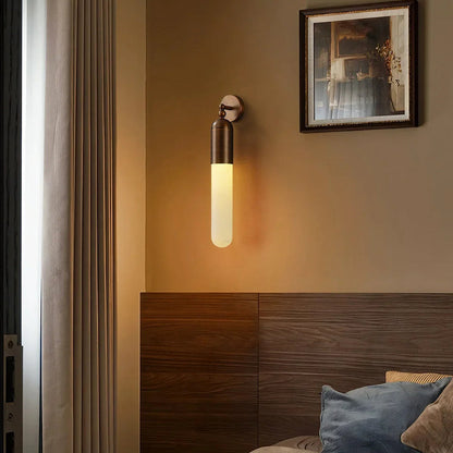 Capsule Linear Alabaster Wall Sconce