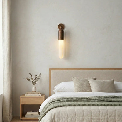 Capsule Linear Alabaster Wall Sconce
