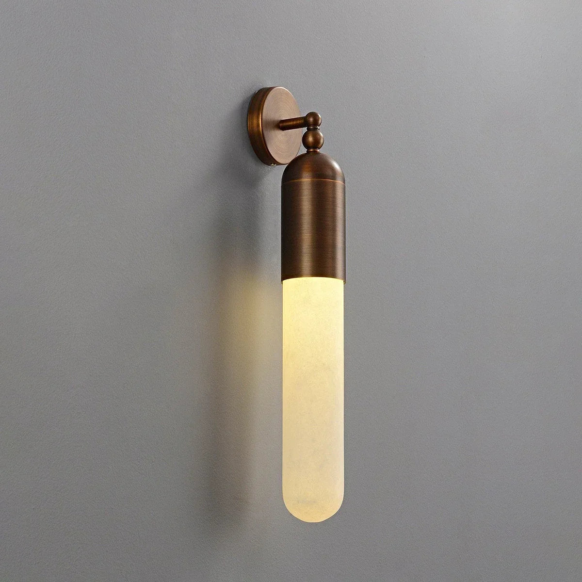 Capsule Linear Alabaster Wall Sconce