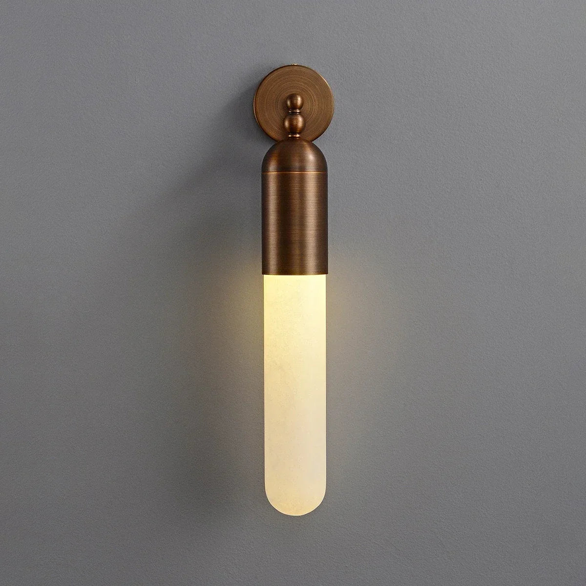 Capsule Linear Alabaster Wall Sconce