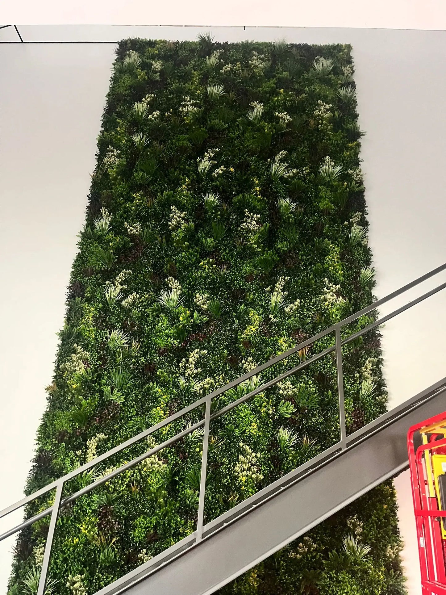 Evergreen Triptych Artificial Vertical Garden Green Wall Panel Set of 3 33 SQ FT – UV Resistant – Commercial Grade