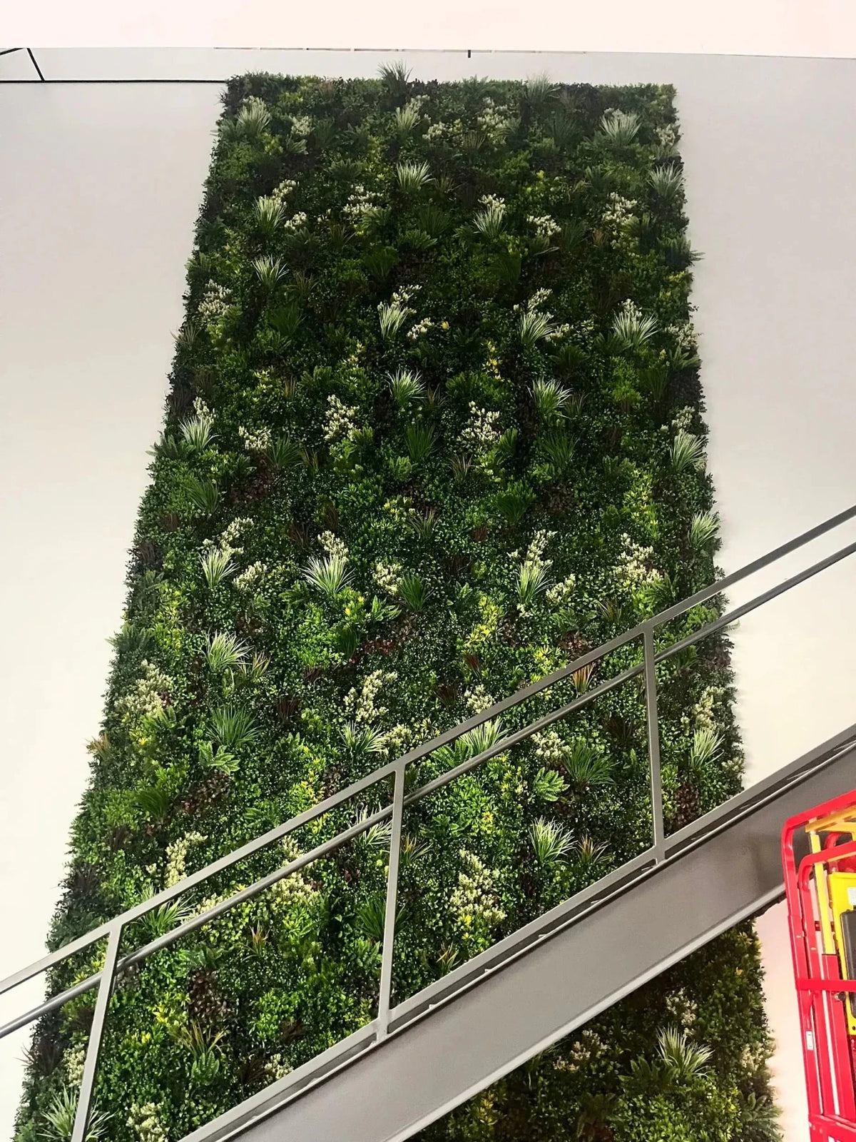 Evergreen Triptych Artificial Vertical Garden Green Wall Panel Set of 3 33 SQ FT – UV Resistant – Commercial Grade