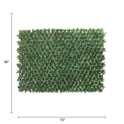 English Laurel Expandable Artificial Trellis Privacy Screen – UV Resistant
