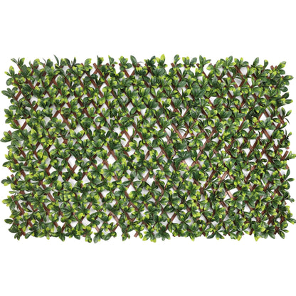 Ligustrum Ficus Expandable Artificial Trellis Privacy Screen – UV Resistant