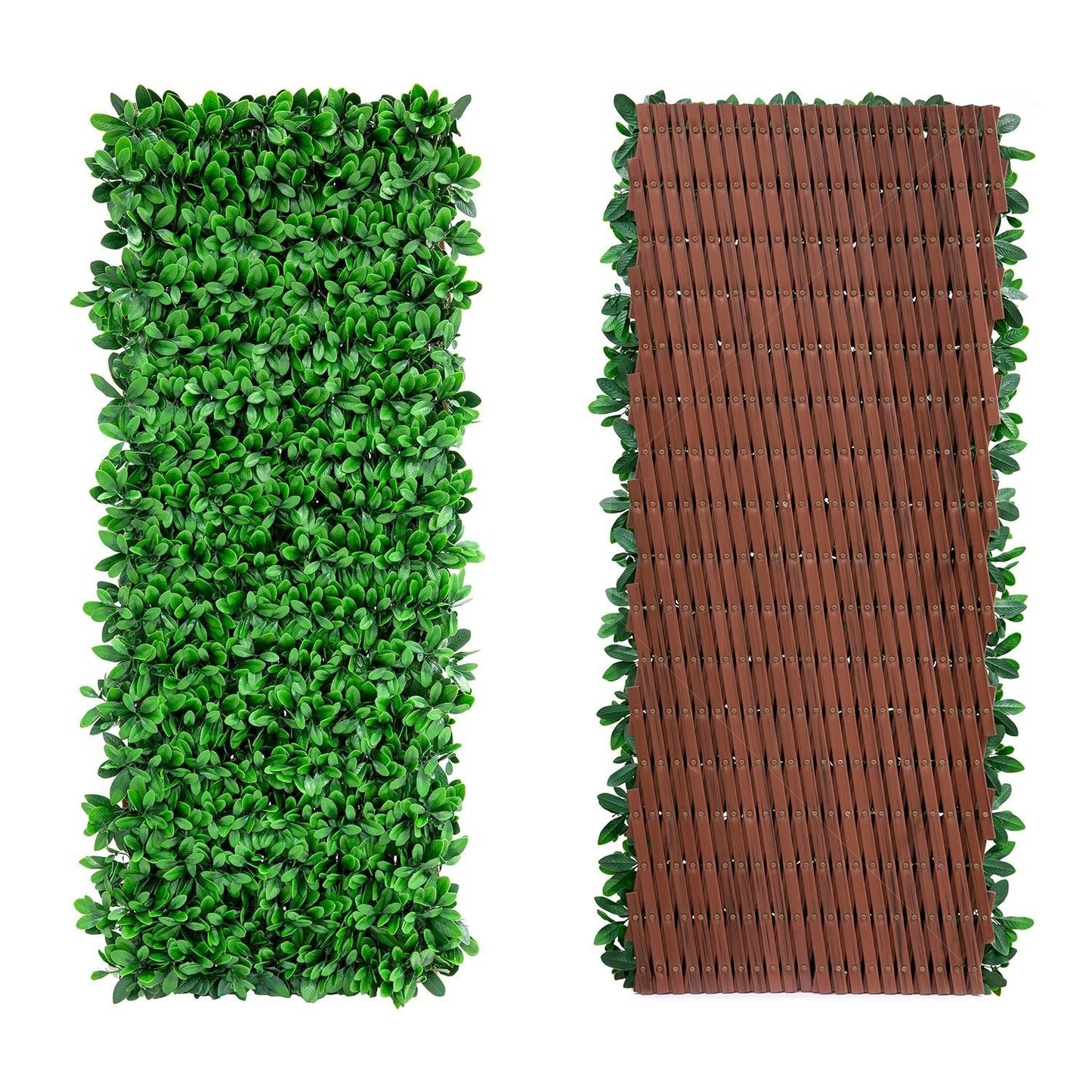 English Laurel Expandable Artificial Trellis Privacy Screen – UV Resistant