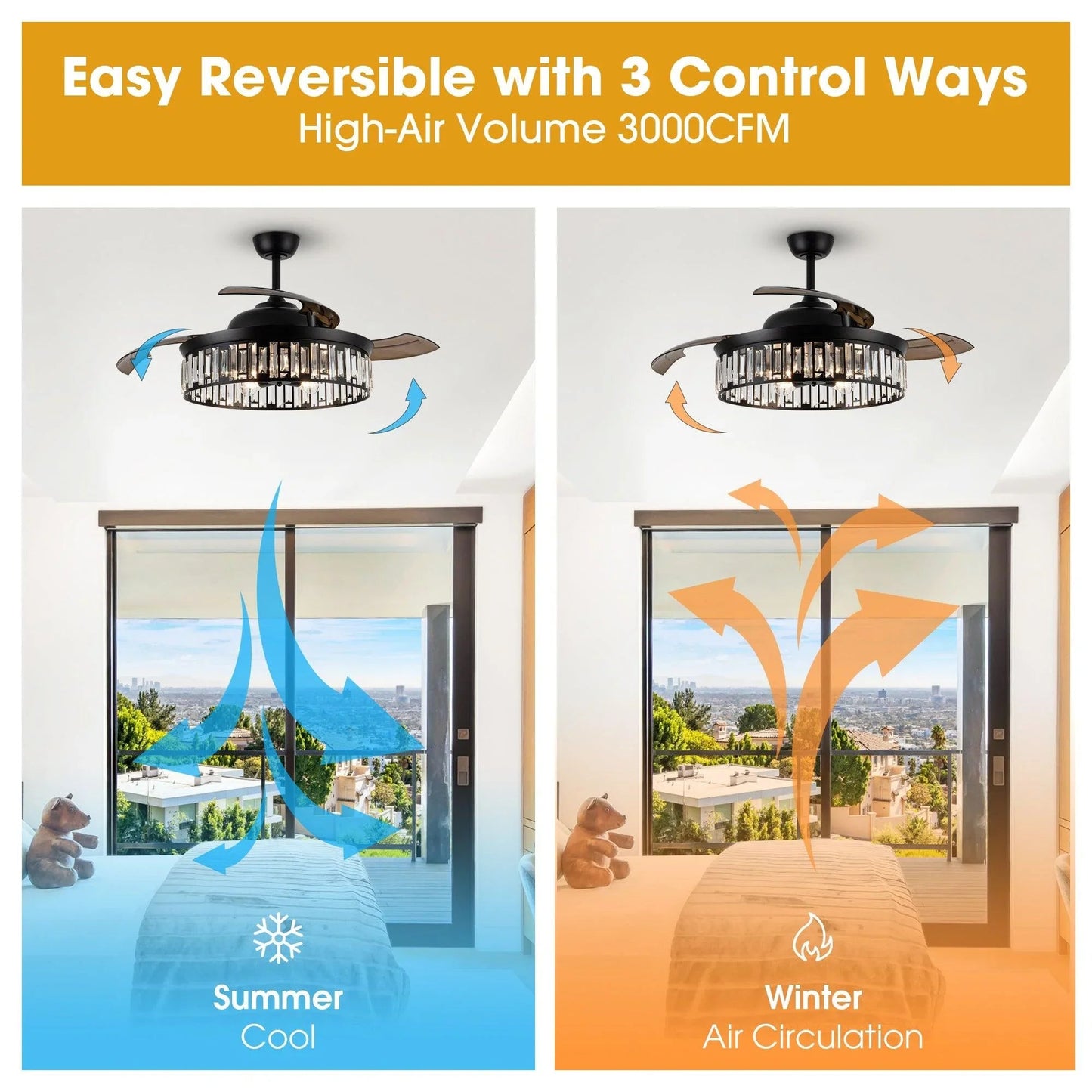 52" Broxburne Smart Fan with Light Kit