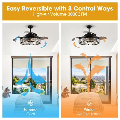 52" Broxburne Smart Fan with Light Kit