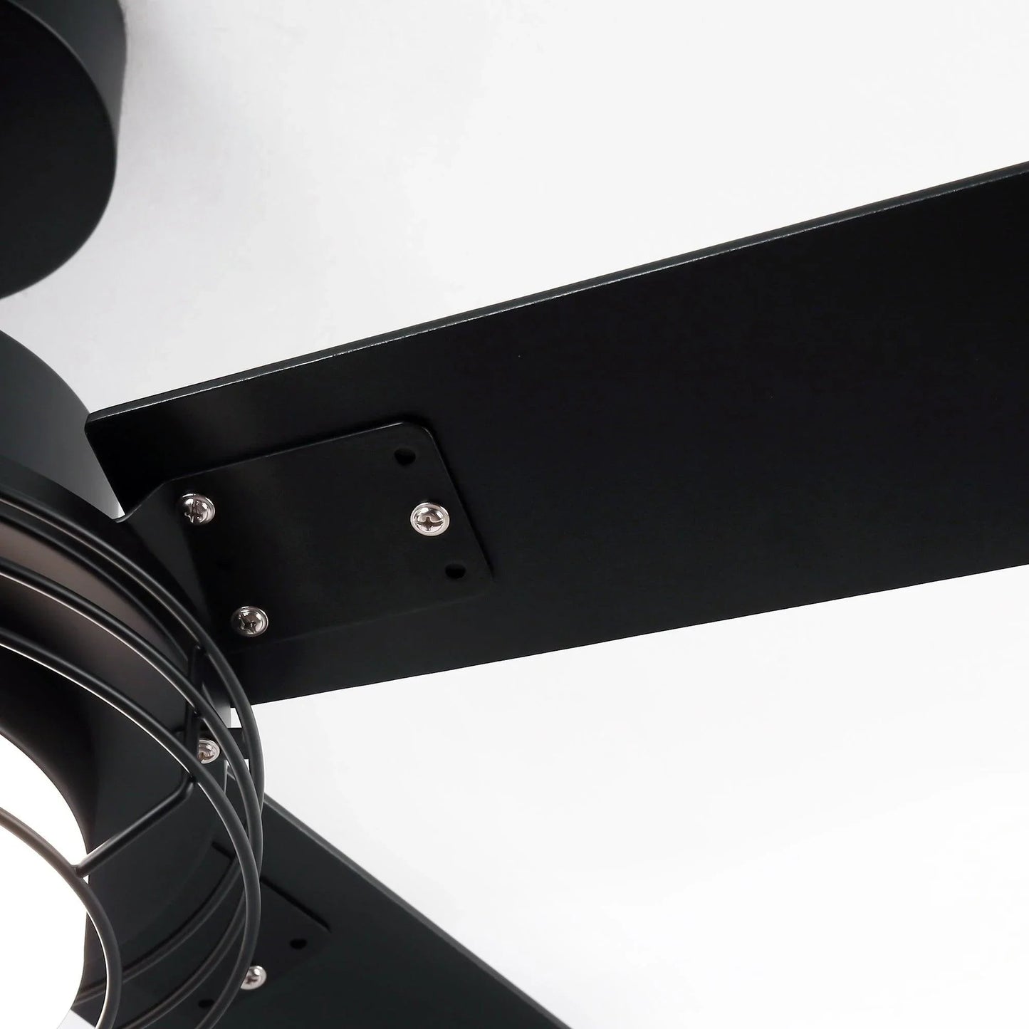 52 Inch Bernice DC Motor Industrial Downrod Ceiling Fan with LED Light and Remote Control