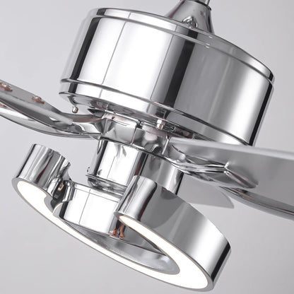 52 Inch Arlen Double-sided Blades Downrod Mount LED Ceiling Fan with Remote Control