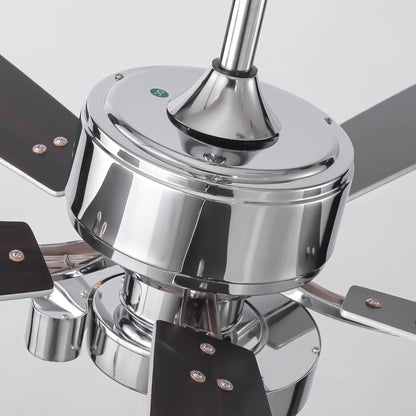 52 Inch Arlen Double-sided Blades Downrod Mount LED Ceiling Fan with Remote Control