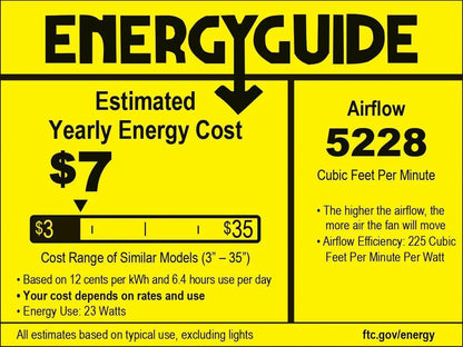 60" Black Led Indoor Ceiling Fan with Remote 8 Blade