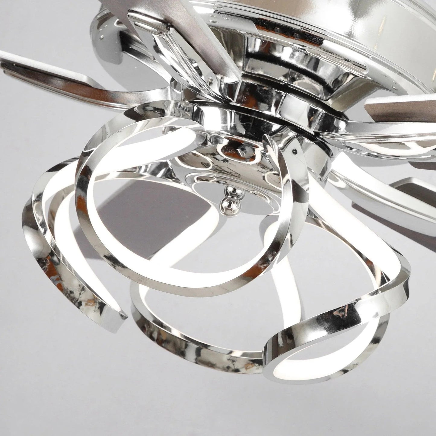 52" Zelda Modern DC Motor Downrod Mount Reversible Ceiling Fan with Remote Control