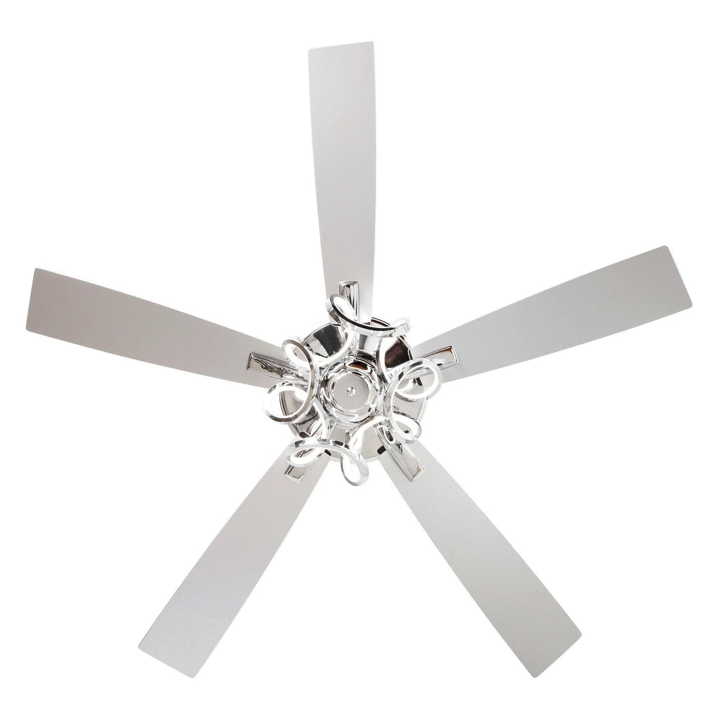 52" Zelda Modern DC Motor Downrod Mount Reversible Ceiling Fan with Remote Control
