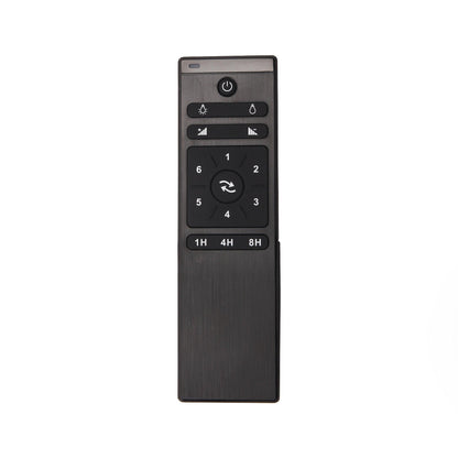 84 Inch 100 Inch Padus Black Large Size Ceiling Fan with Dimmable Lighting and Remote Control