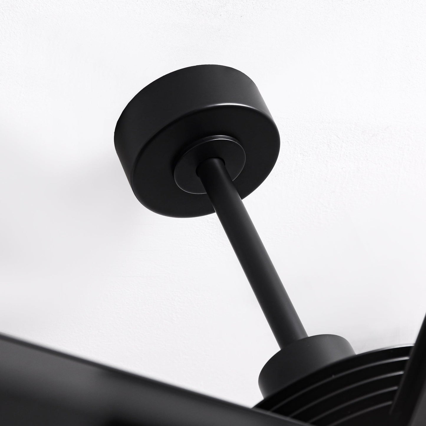 84 Inch 100 Inch Padus Black Large Size Ceiling Fan with Dimmable Lighting and Remote Control
