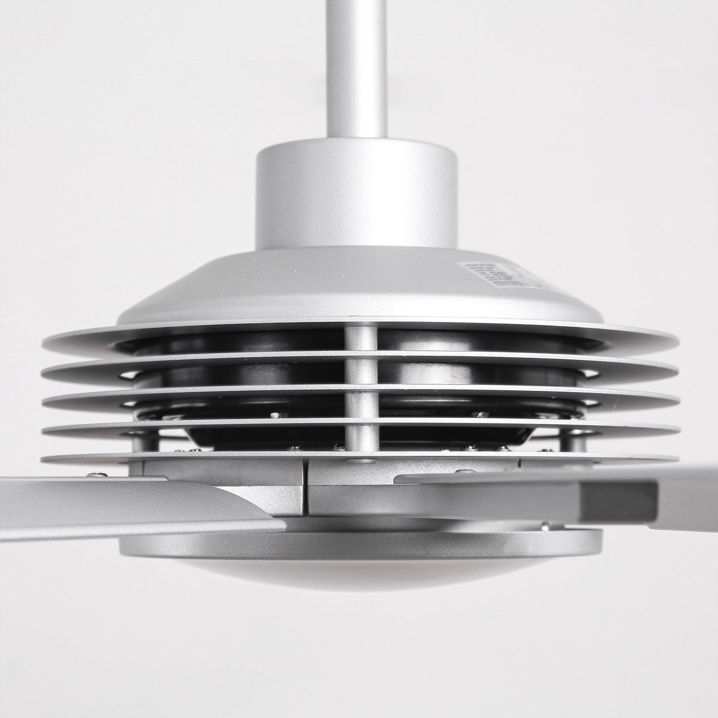 84 Inch 100 Inch Padus Black Large Size Ceiling Fan with Dimmable Lighting and Remote Control