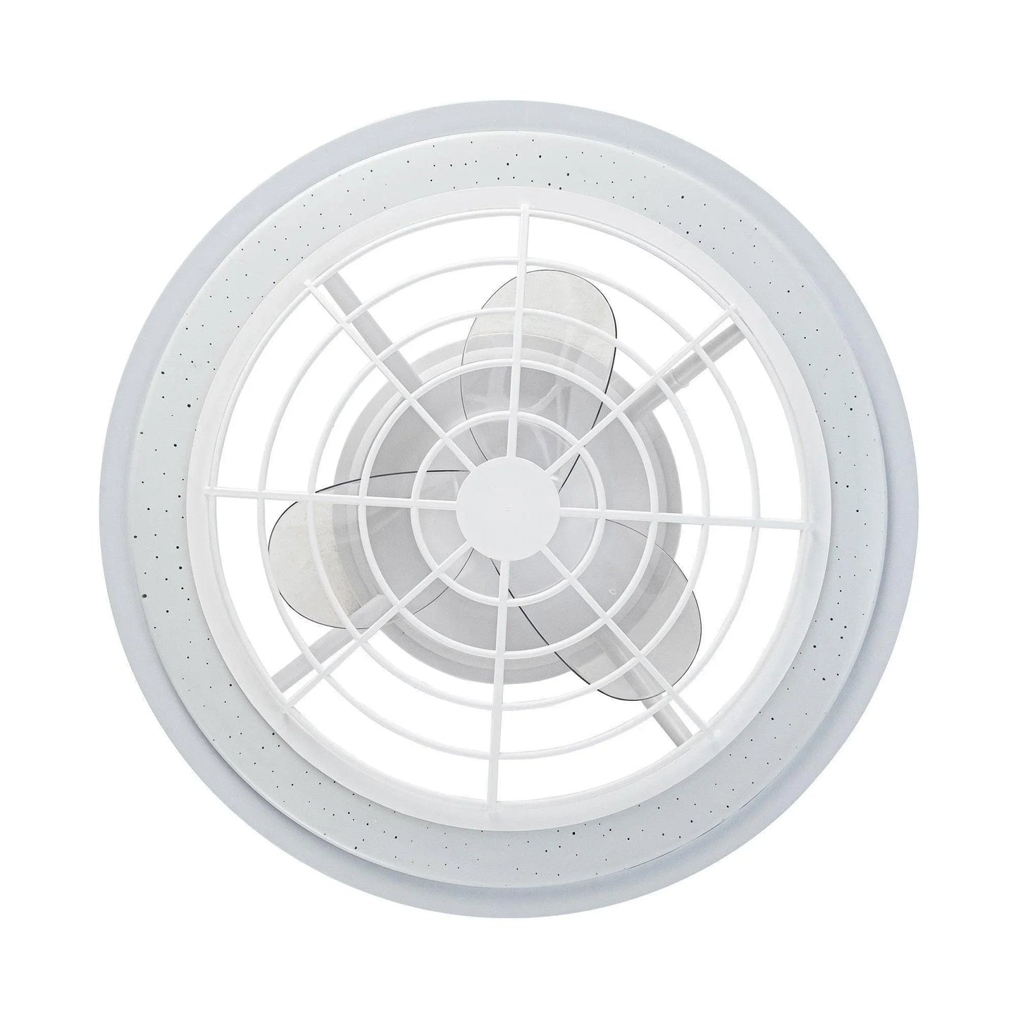 20" Ikon Modern DC Motor Flush Mount Reversible Ceiling Fan with Lighting and Remote Control