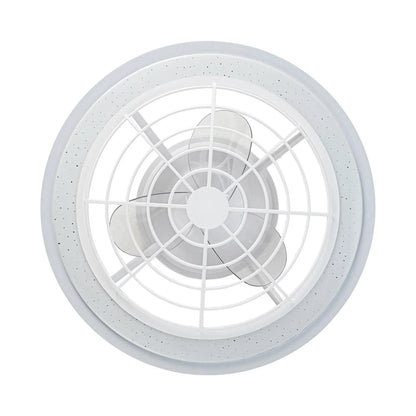 20" Ikon Modern DC Motor Flush Mount Reversible Ceiling Fan with Lighting and Remote Control