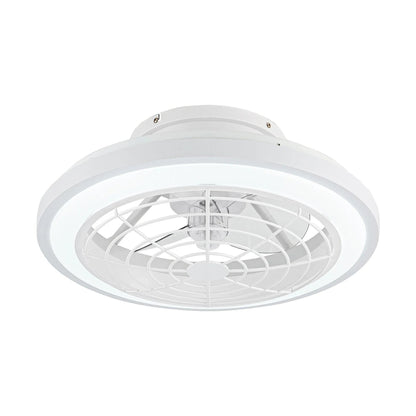 20" Ikon Modern DC Motor Flush Mount Reversible Ceiling Fan with Lighting and Remote Control