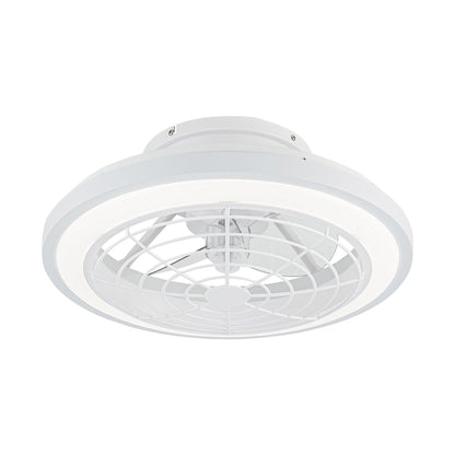 20" Ikon Modern DC Motor Flush Mount Reversible Ceiling Fan with Lighting and Remote Control