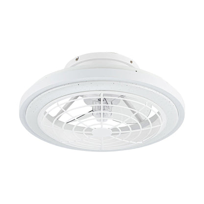 20" Ikon Modern DC Motor Flush Mount Reversible Ceiling Fan with Lighting and Remote Control