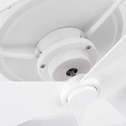 19" Britton Flush Mount Reversible Ceiling Fan with Remote Control