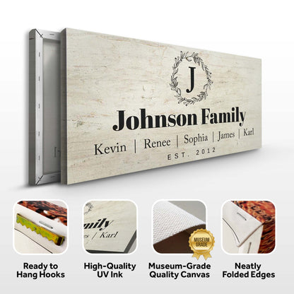 Personalized Rustic Family Sign