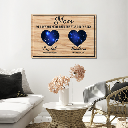 We Love You More Than The Stars In The Sky Sign