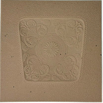 Fiber Seat Board - Small Flower 12-1/2" x 12-1/2"