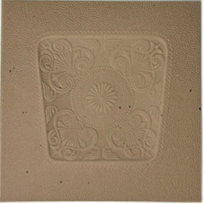 Fiber Seat Board - Small Flower 12-1/2" x 12-1/2"