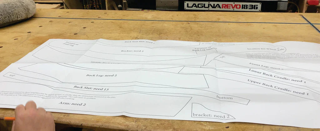 Complete Adirondack Package w/ paper templates