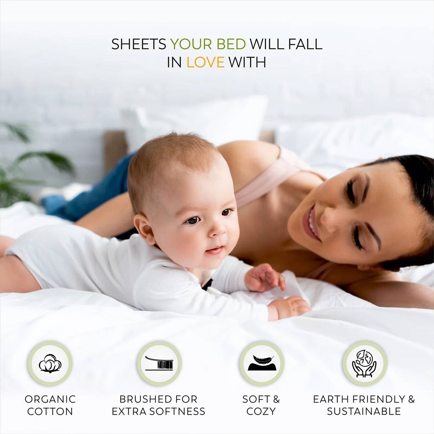 Full size Aqua Blue 100-Percent Certified Organic Cotton Sheet Set