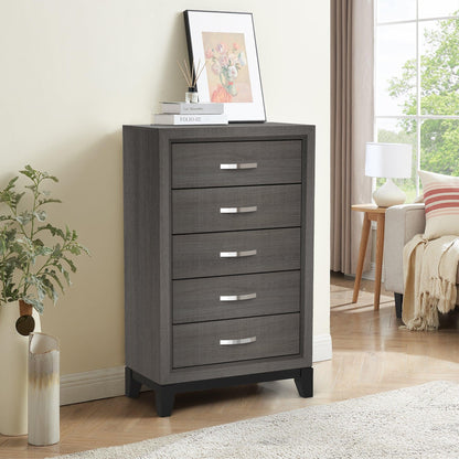 Contemporary 31" Chest with 5-Drawer for Bedroom, Livingroom