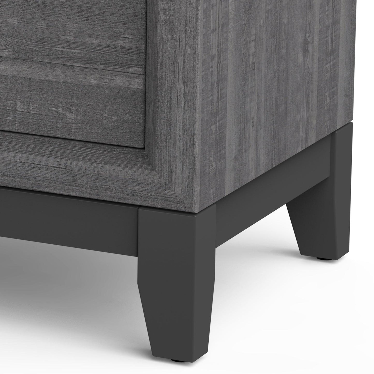Furniture of America Lucien Modern Wood Nightstand with 2 Drawers