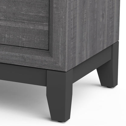 Furniture of America Lucien Modern Wood Nightstand with 2 Drawers