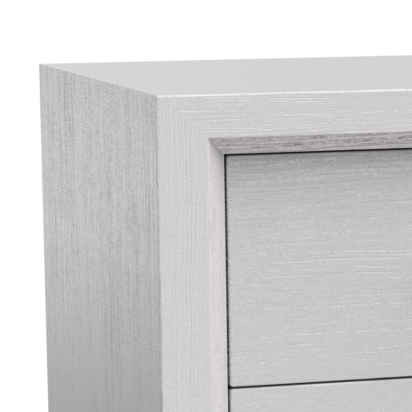 Furniture of America Lucien Modern Wood Nightstand with 2 Drawers