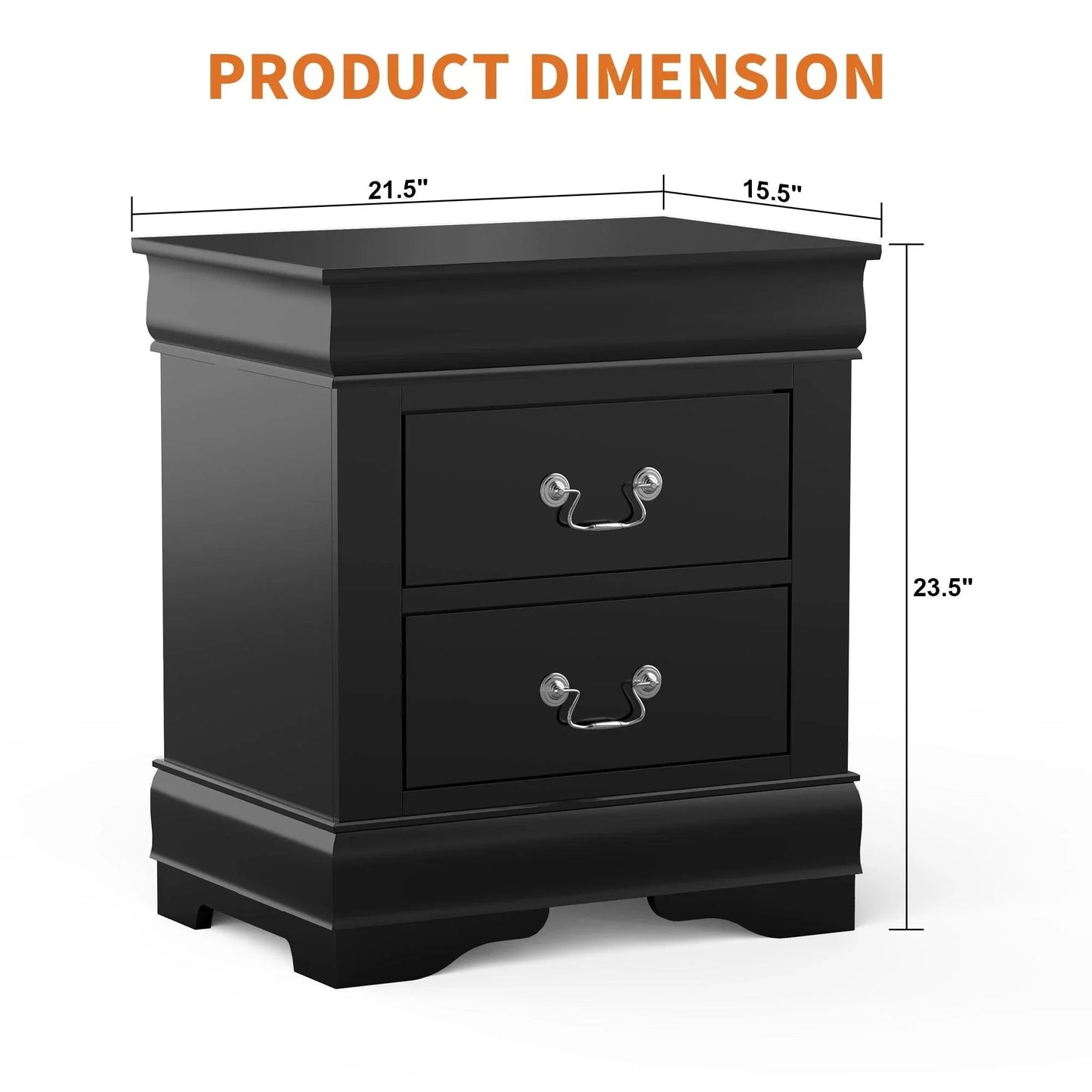 Furniture of America Night Stand Louis Philippe